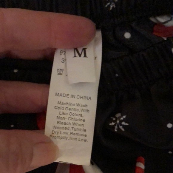 Festive Snowman Pajama Set - Black - Picture 3 of 3